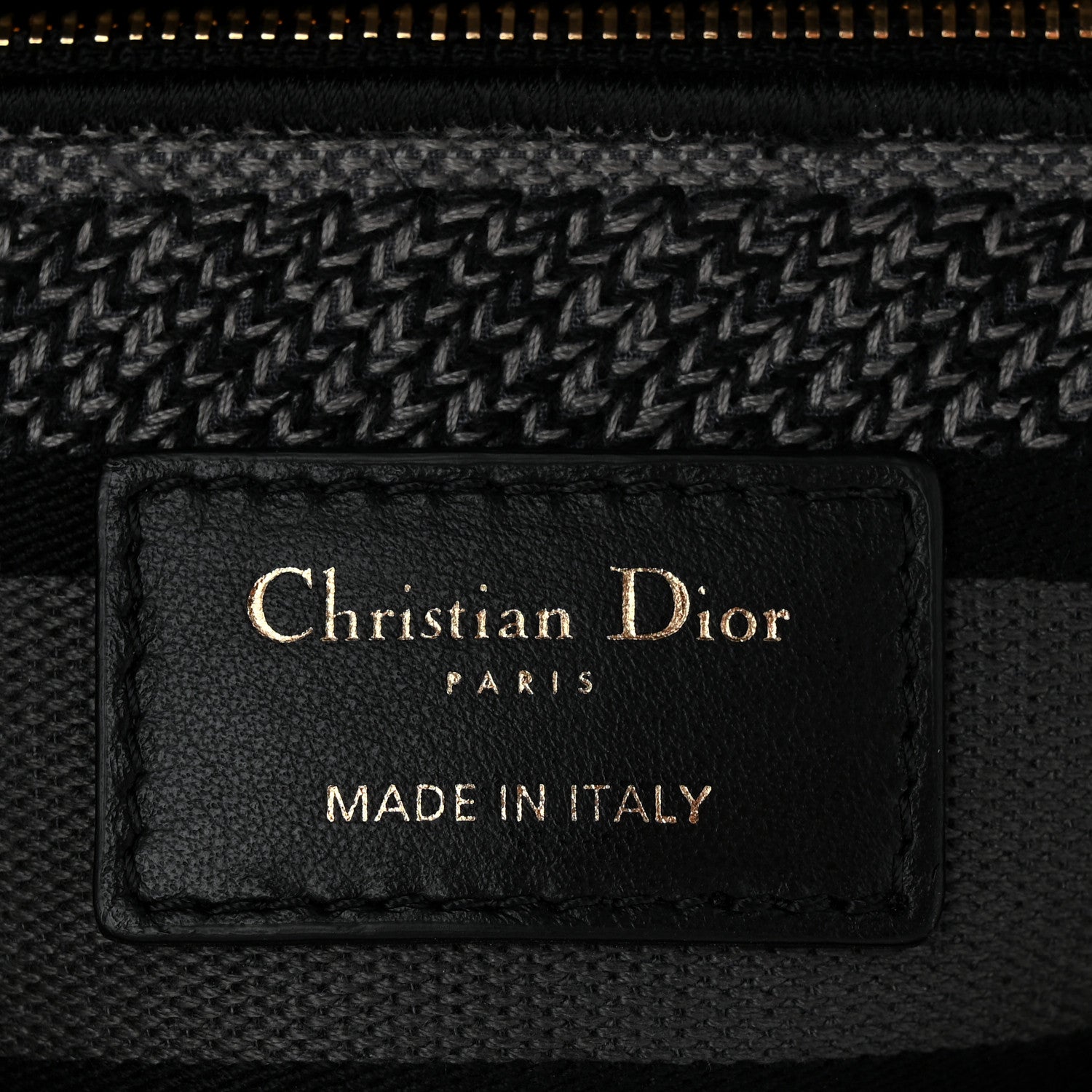 Christian Dior Canvas Medium Mizza Embroidered Lady D-Lite Grey Grey 6 of 10