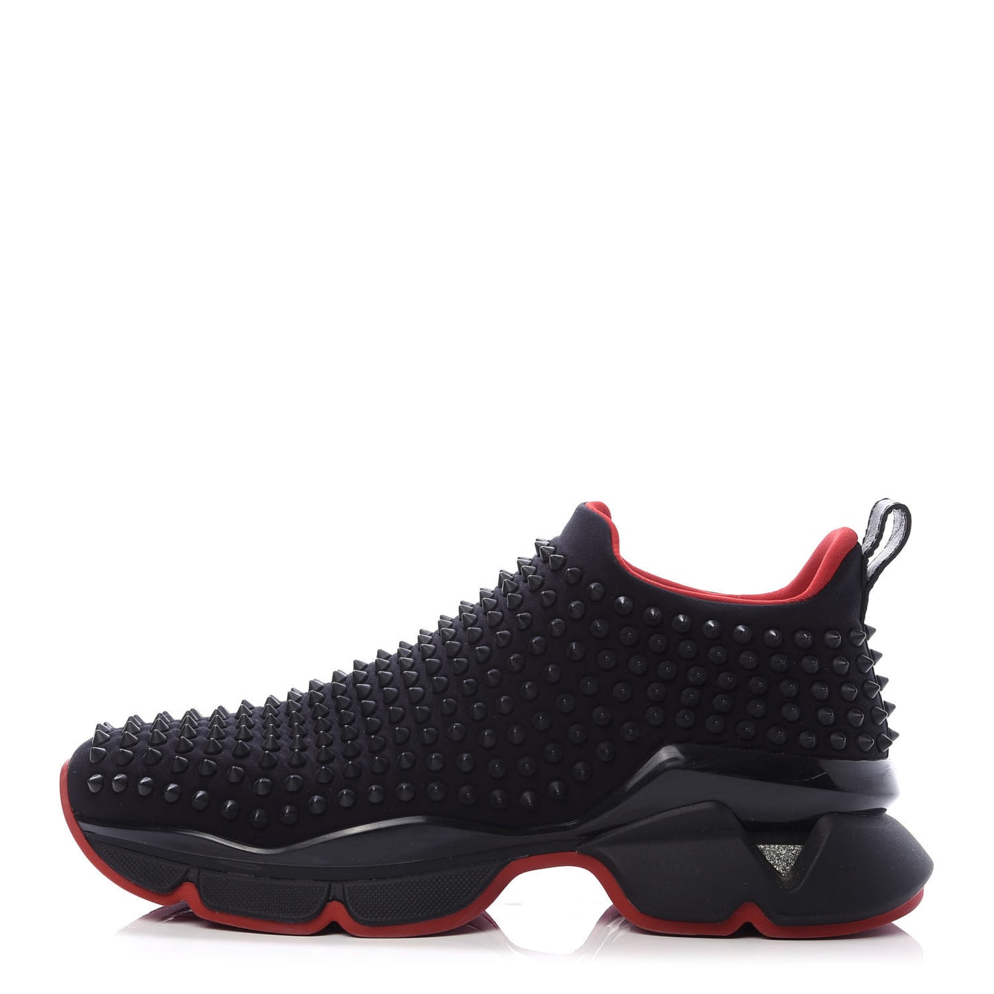 Neoprene Spike Sock Donna Flat Sneakers 42 Black