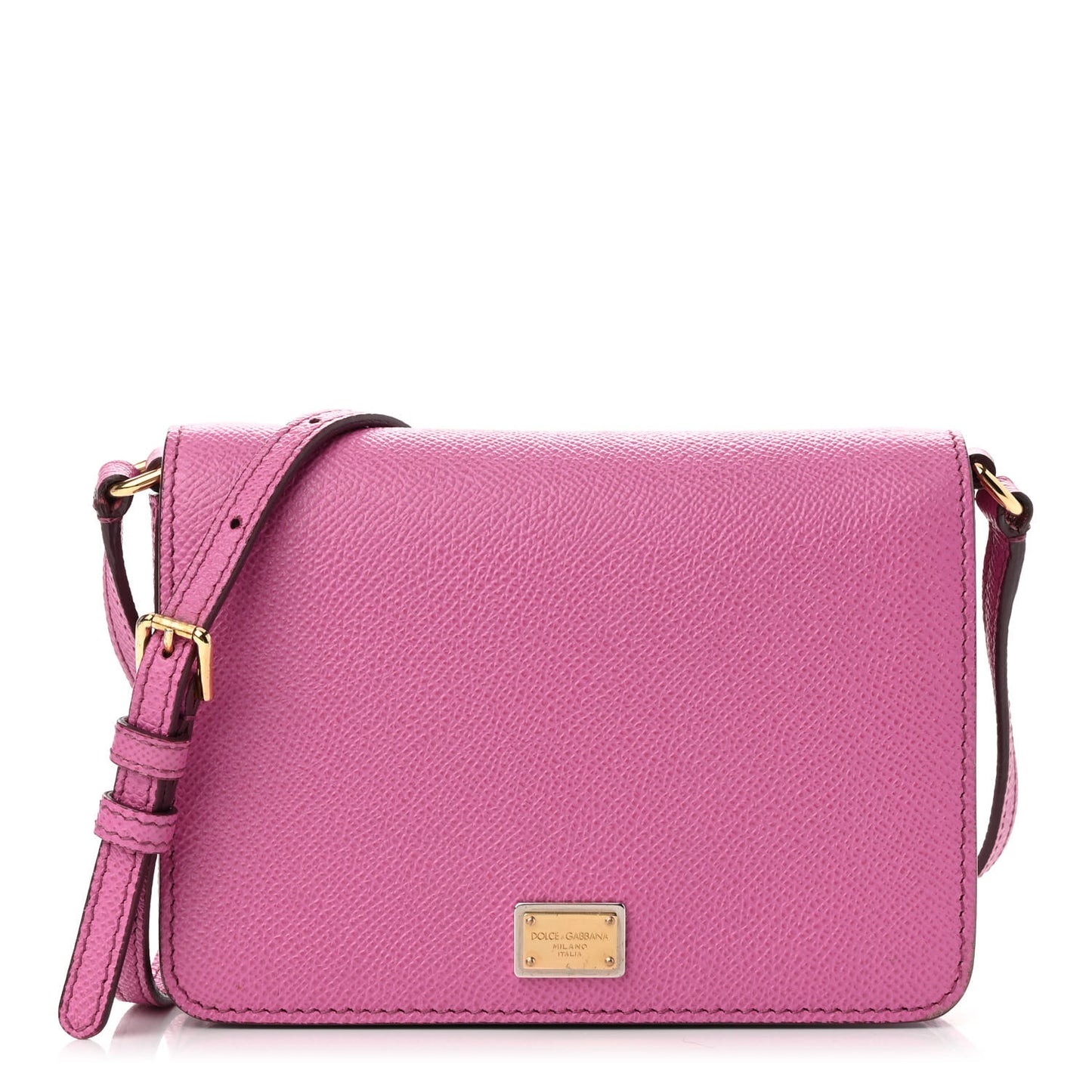 DOLCE &amp; GABBANA Dauphine Mini Crossbody Bag Fuxia
