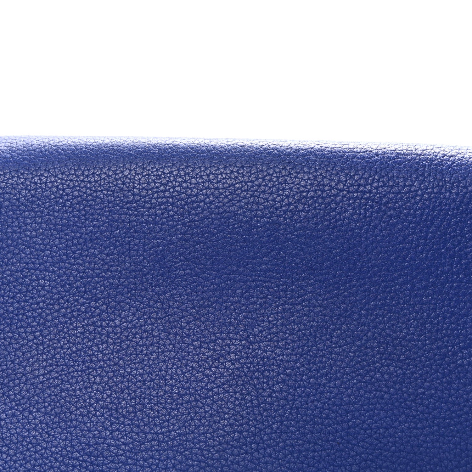 Celine Drummed Calfskin Suede Medium Trapeze Indigo 7 of 9