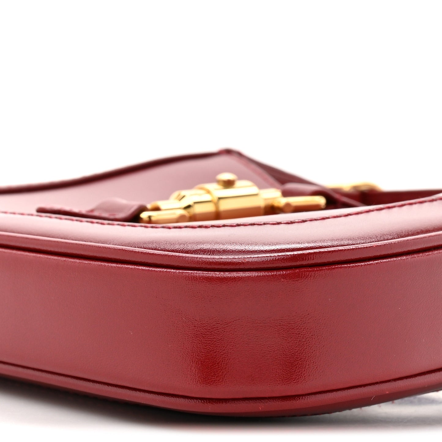 Boarded Dyana Lux Calfskin Mini Jackie 1961 Hobo New Cherry Red