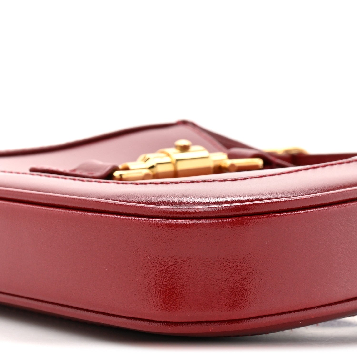 Gucci Boarded Dyana Lux Calfskin Mini Jackie 1961 Hobo New Cherry Red 9 of 10