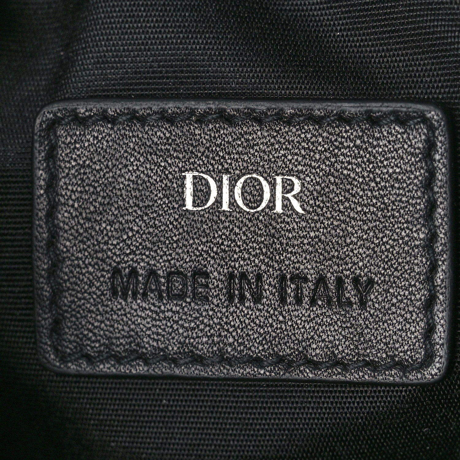 Christian Dior Oblique Micro Rider Pouch Black 6 of 10