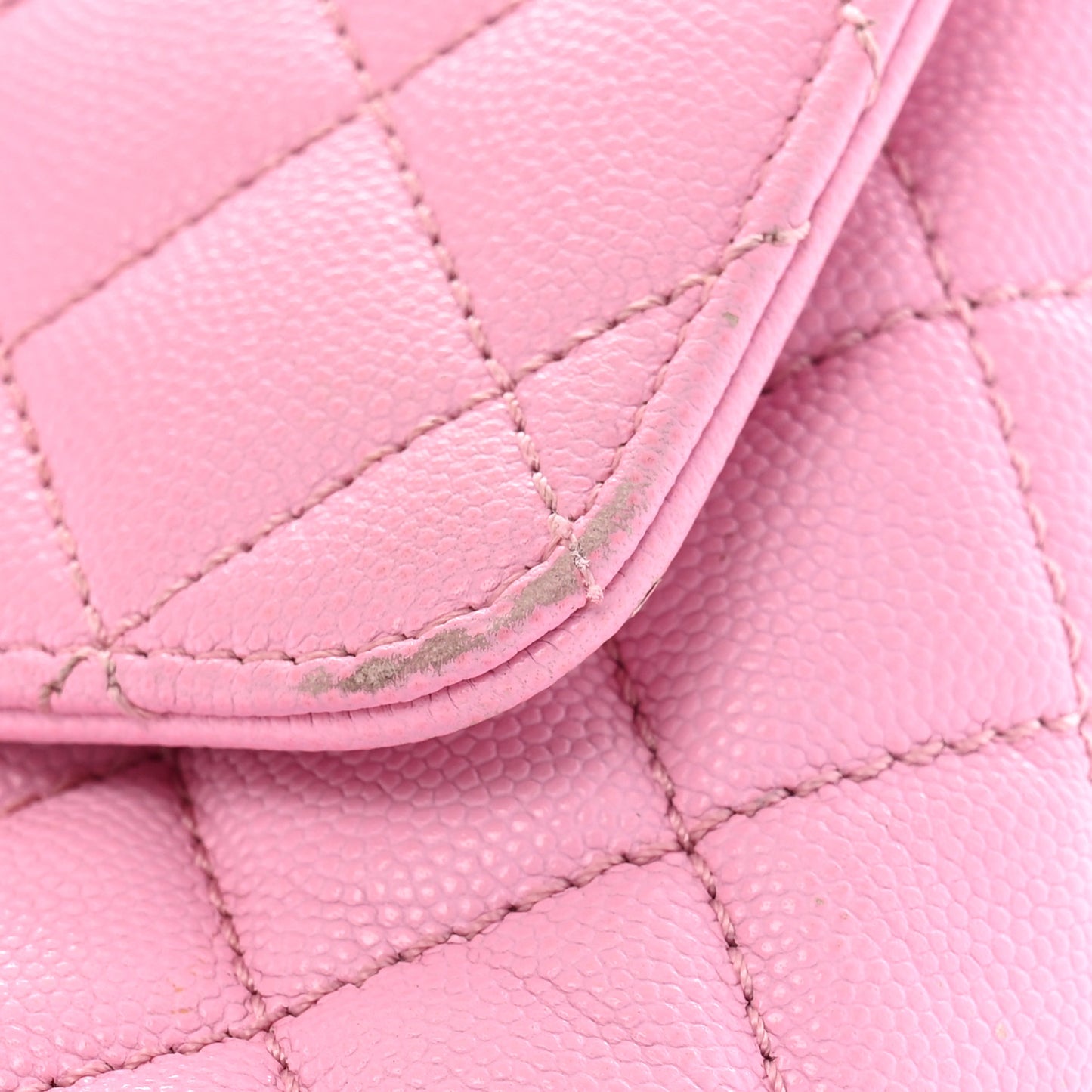 Caviar Quilted Small Coco Chain Handle Flap Lilac