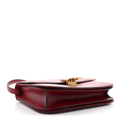 Celine Box Calfskin Medium Classic Box Flap Bag Red 4 of 12