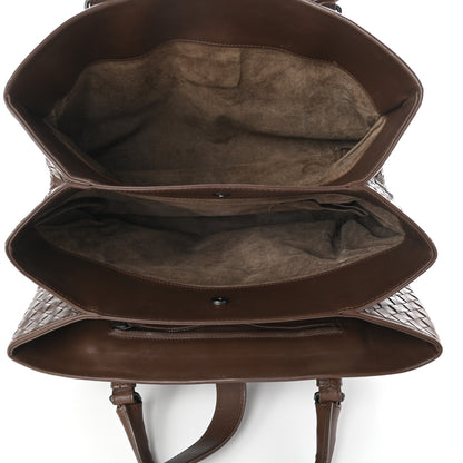 Bottega Veneta Nappa Intrecciato Medium Roma Tote Brown 5 of 10