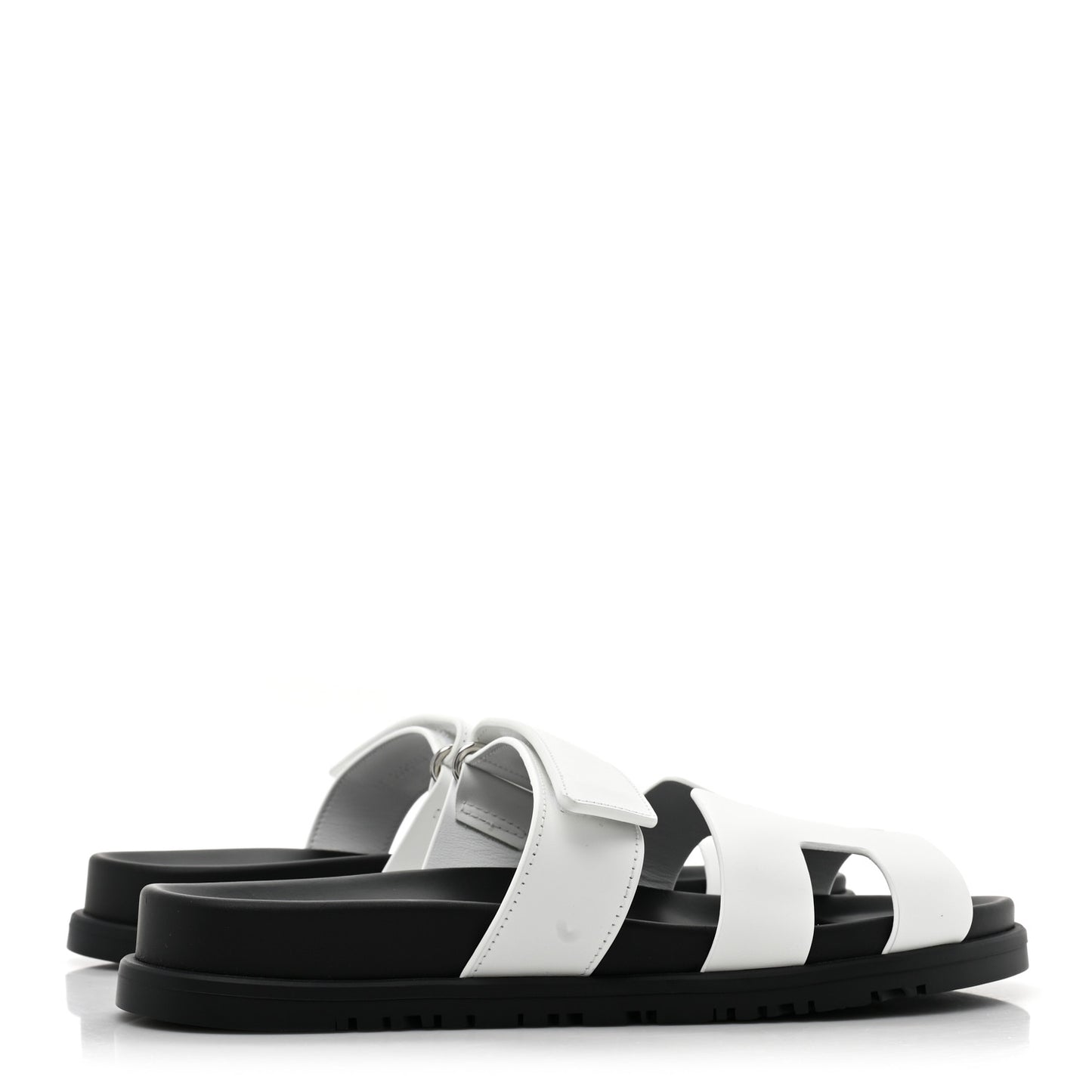 Calfskin Womens Chypre Sandals 38 White