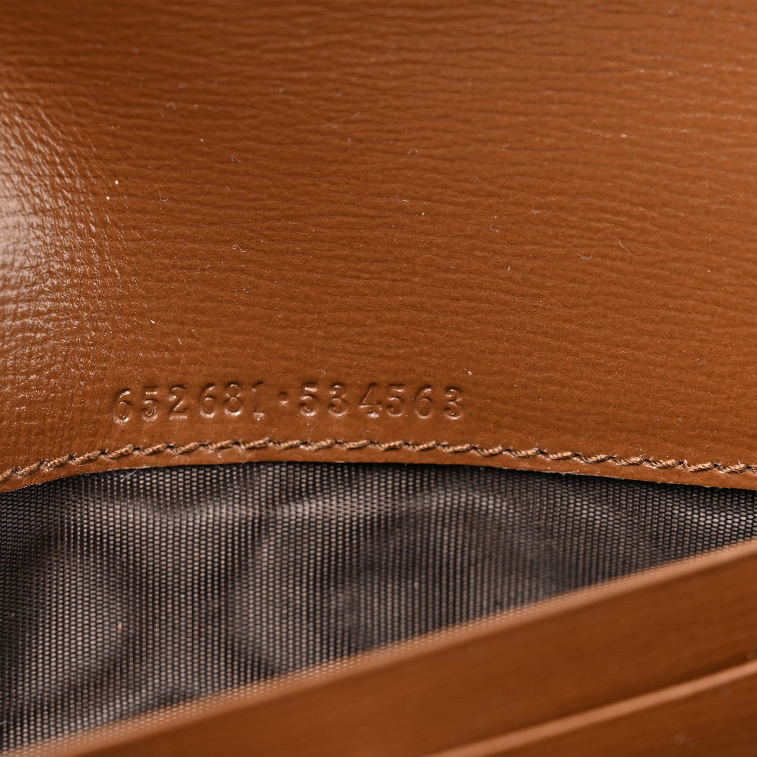 Gucci GG Supreme Monogram Azalea Calfskin Web Jackie 1961 Chain Wallet Beige Ebony Brown Sugar 8 of 12