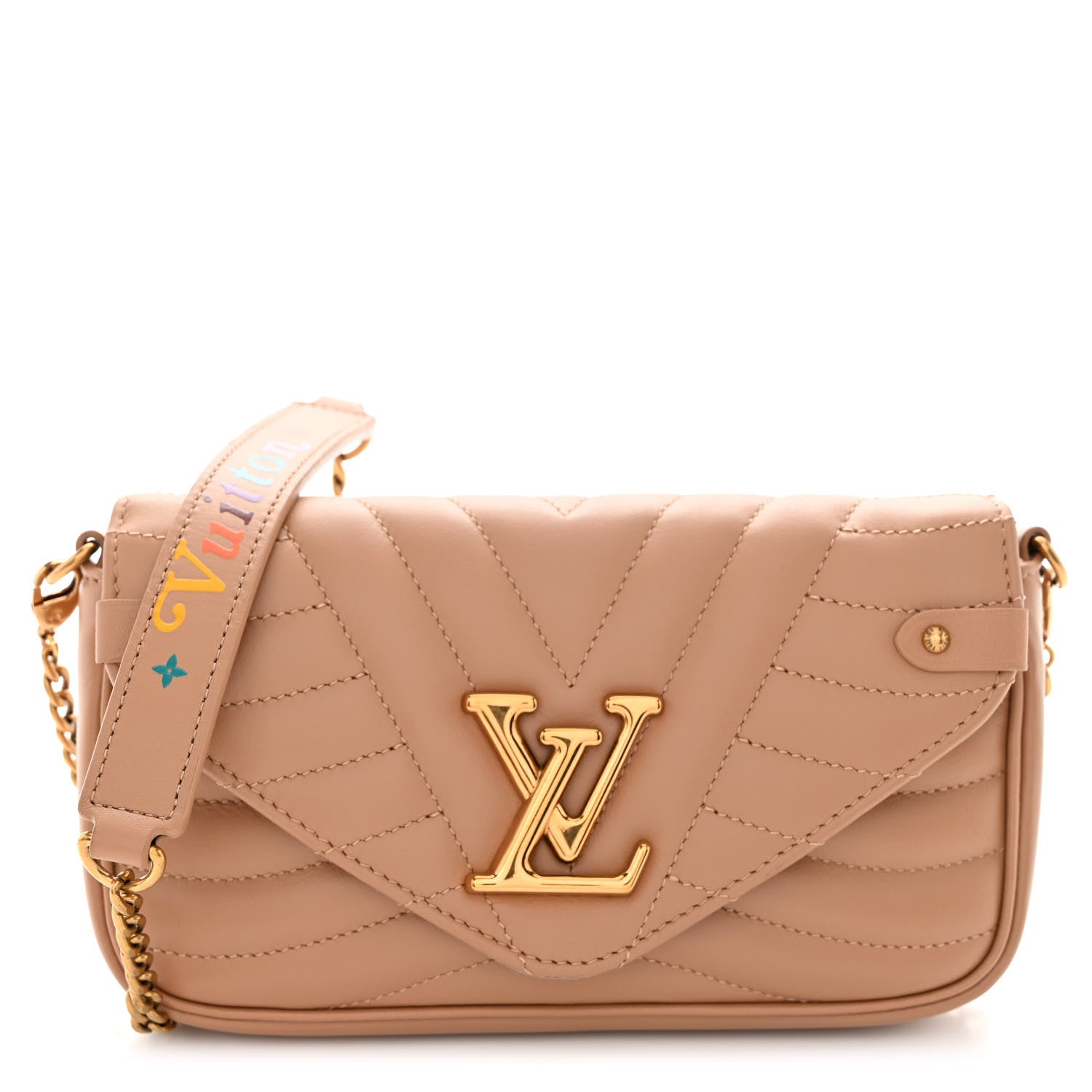 Louis Vuitton Calfskin New Wave Chain Pochette Arizona 1 of 9