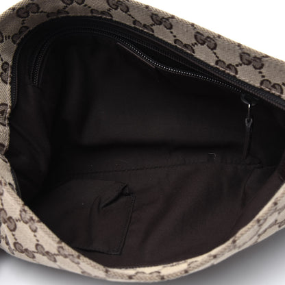 Gucci Monogram Web Small Flat Messenger Crossbody Dark Brown 5 of 18
