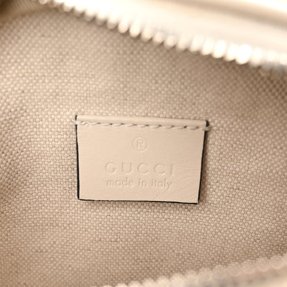 Gucci Calfskin GG Tennis Embossed Belt Bag Mystic White 6 of 10