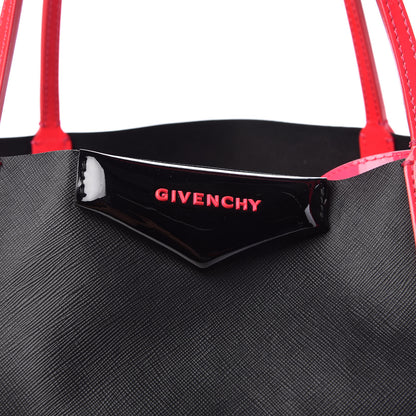 Givenchy Calfskin Large Antigona Tote Black Neon Pink 9 of 12
