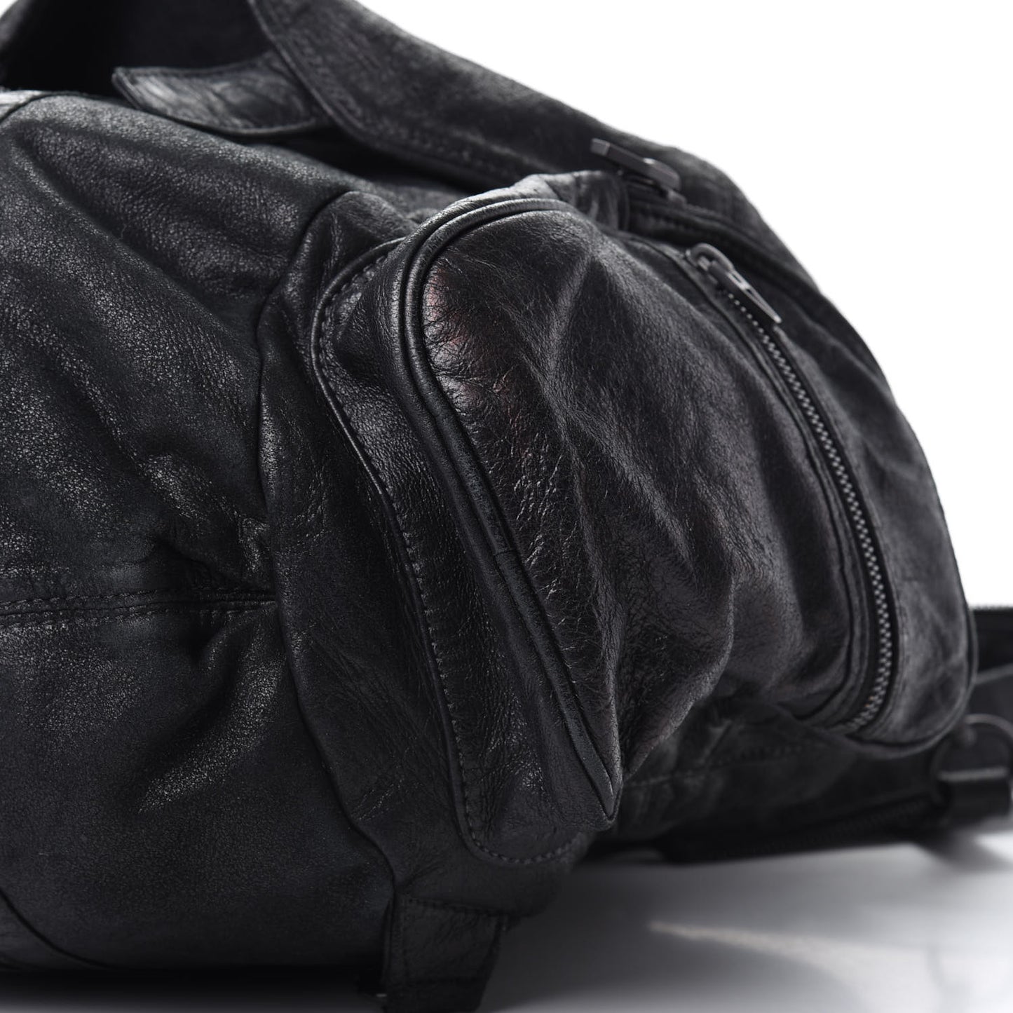 Lambskin Marti Backpack Washed Black Rhodium Hardware