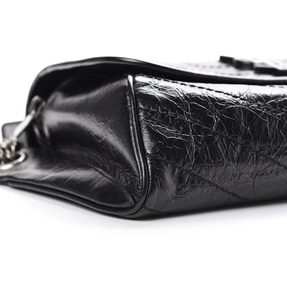 Saint Laurent Crinkled Calfskin Matelasse Monogram Niki Body Bag Black 7 of 8