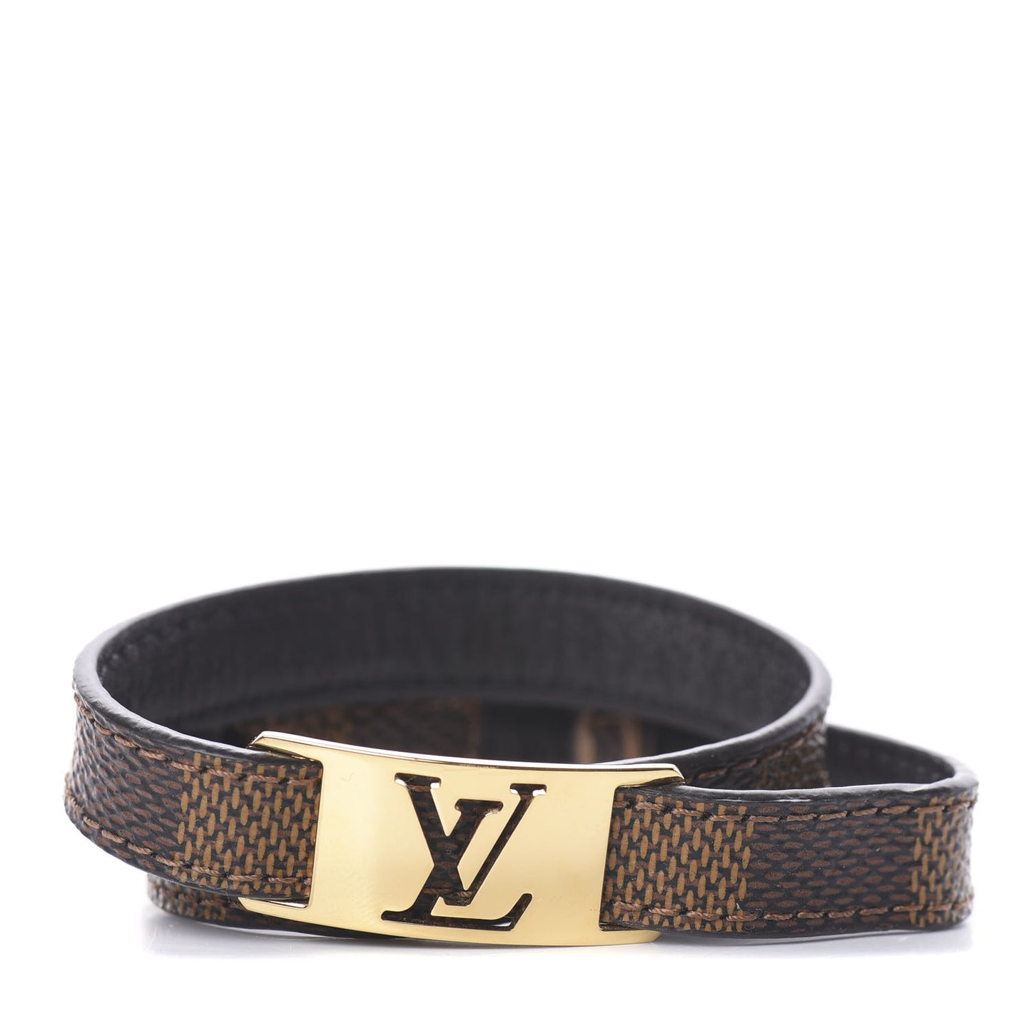 Damier Ebene Sign It Bracelet
