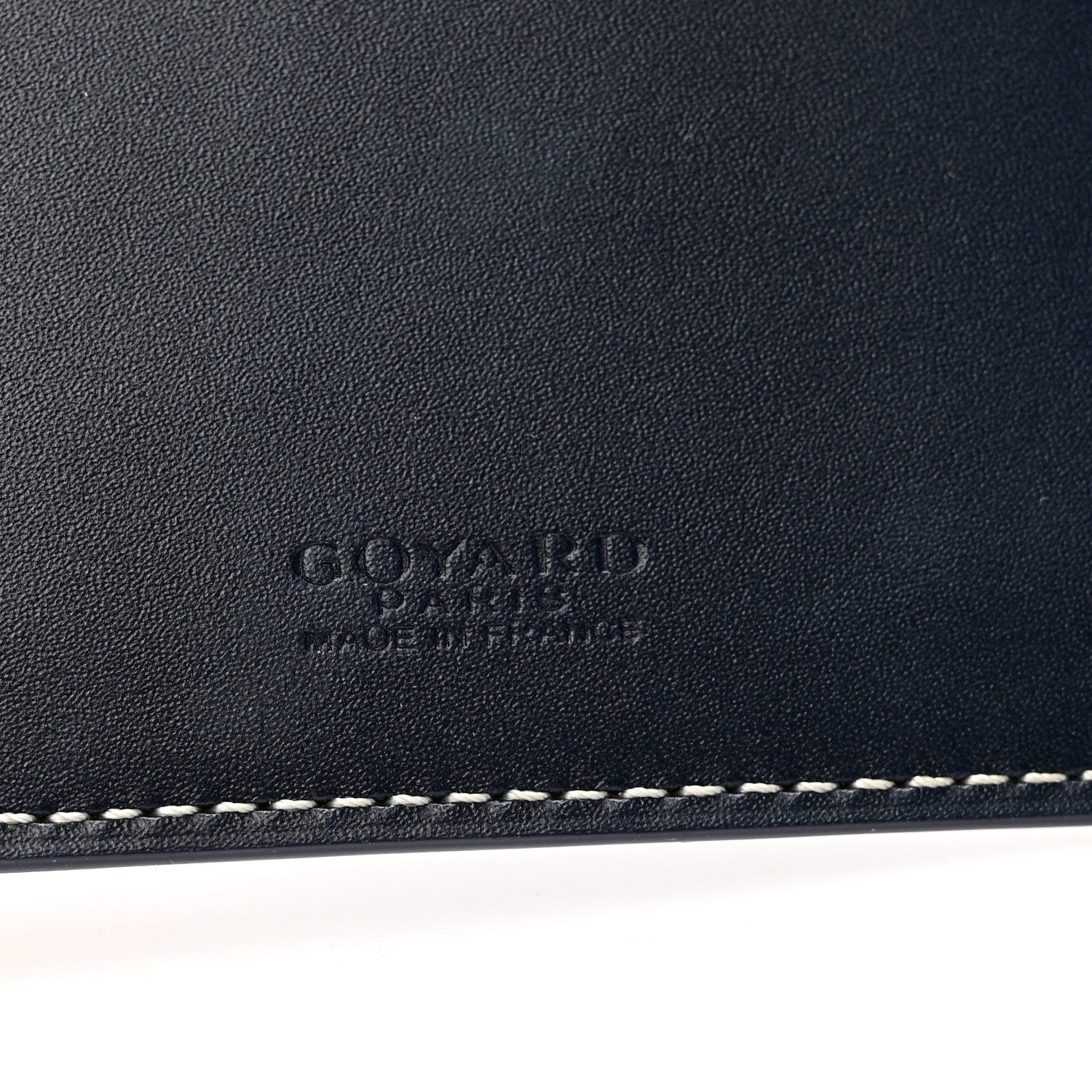 Goyard Goyardine Victoire Card Holder Insert Navy 6 of 6