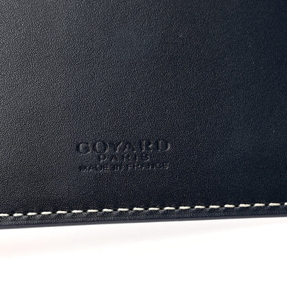 Goyard Goyardine Victoire Card Holder Insert Navy 6 of 6