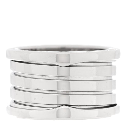 Bulgari 18K White Gold B.Zero1 Four-Band Ring 54 7 3 of 5