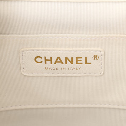 Chanel Lambskin Quilted Small Duma Drawstring Backpack White 6 of 10