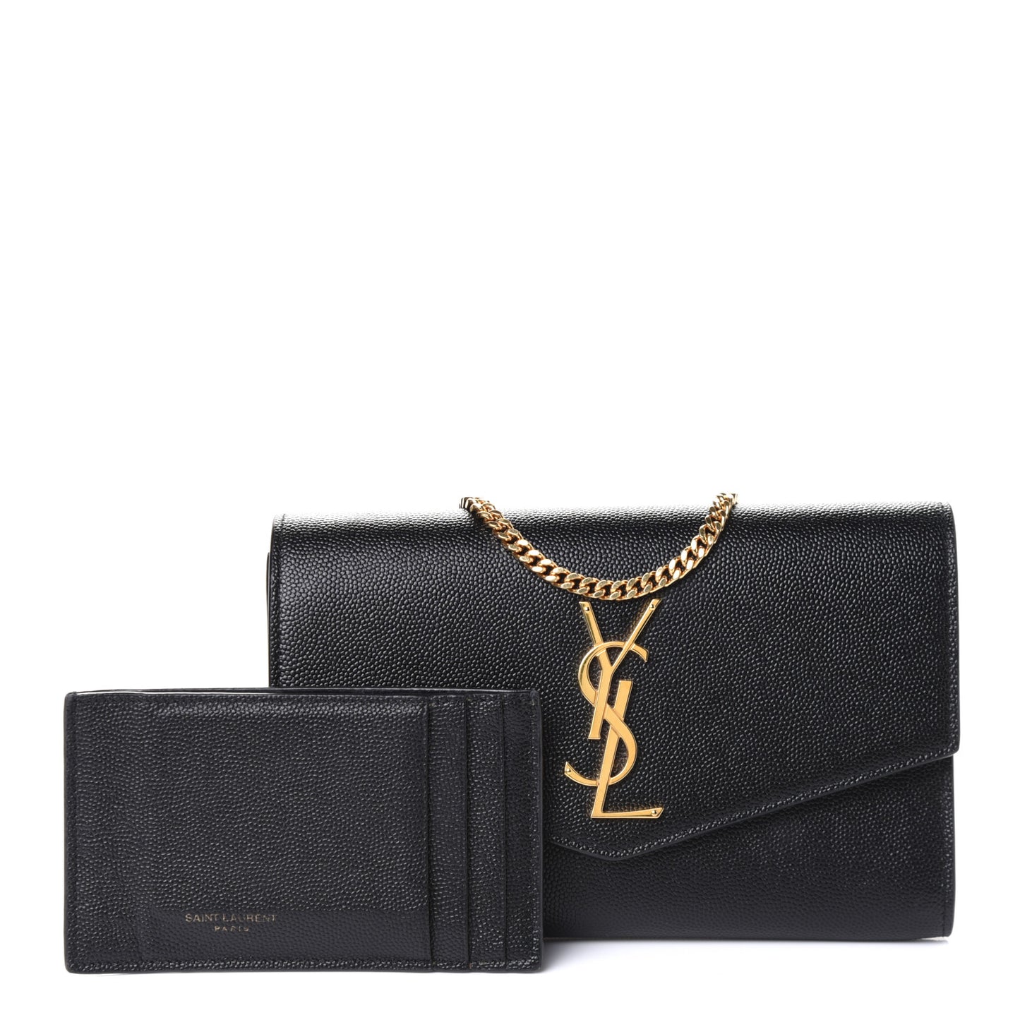 Grain De Poudre Uptown Chain Wallet Black