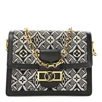 Louis Vuitton Jacquard Since 1854 Dauphine MM Grey 1 of 9