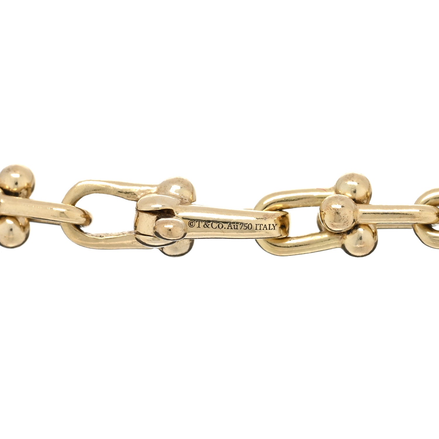 Tiffany 18K Yellow Gold Micro HardWear Link Bracelet 3 of 3