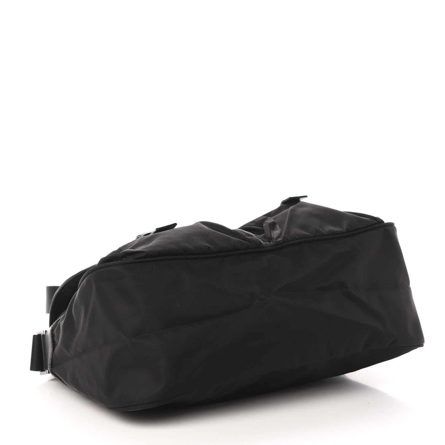 Prada Nylon Vela Messenger Bag Black 4 of 10