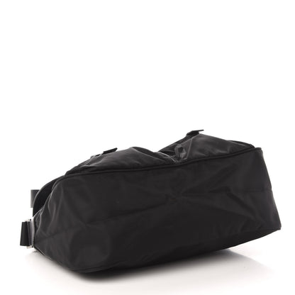 Prada Nylon Vela Messenger Bag Black 4 of 10