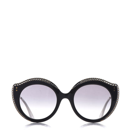 Gucci Crystal Cat Eye GG0214S Sunglasses Black 2 of 8