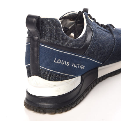 Louis Vuitton Monogram Denim Run Away Sneakers 39 Blue 11 of 14