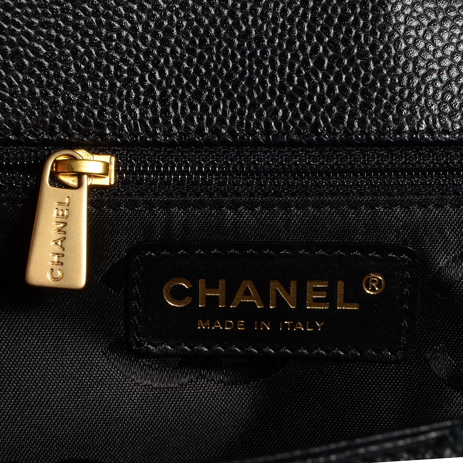 Chanel Caviar Quilted Single Flap Bag Black 7 of 9