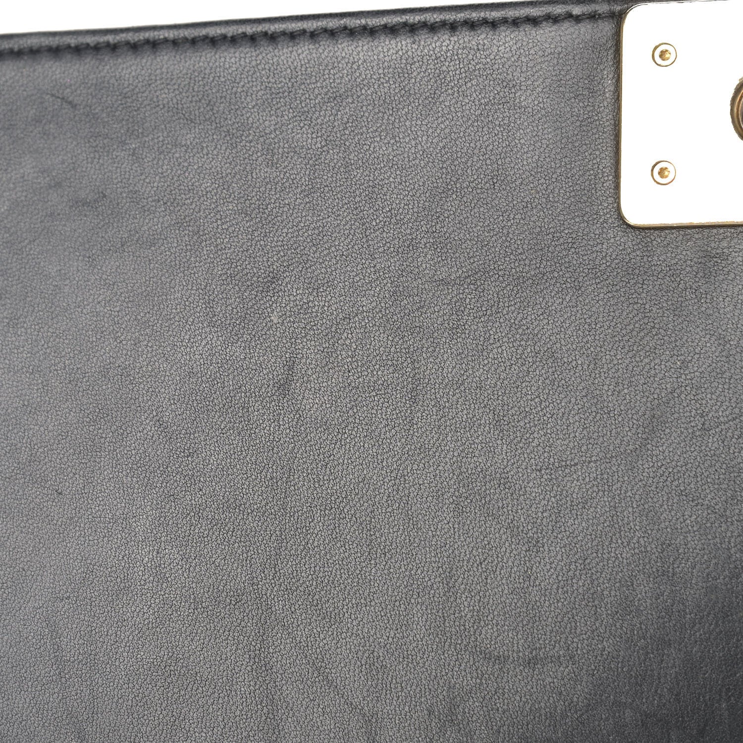 Chanel Lambskin Quilted Large Boy Flap Black 15 of 25