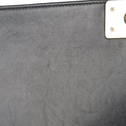 Chanel Lambskin Quilted Large Boy Flap Black 15 of 25