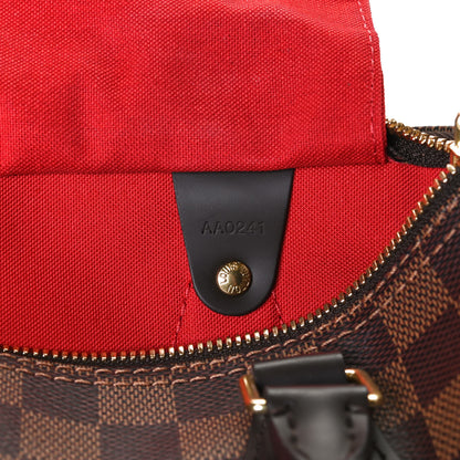 Louis Vuitton Damier Ebene Speedy Bandouliere 25 7 of 10