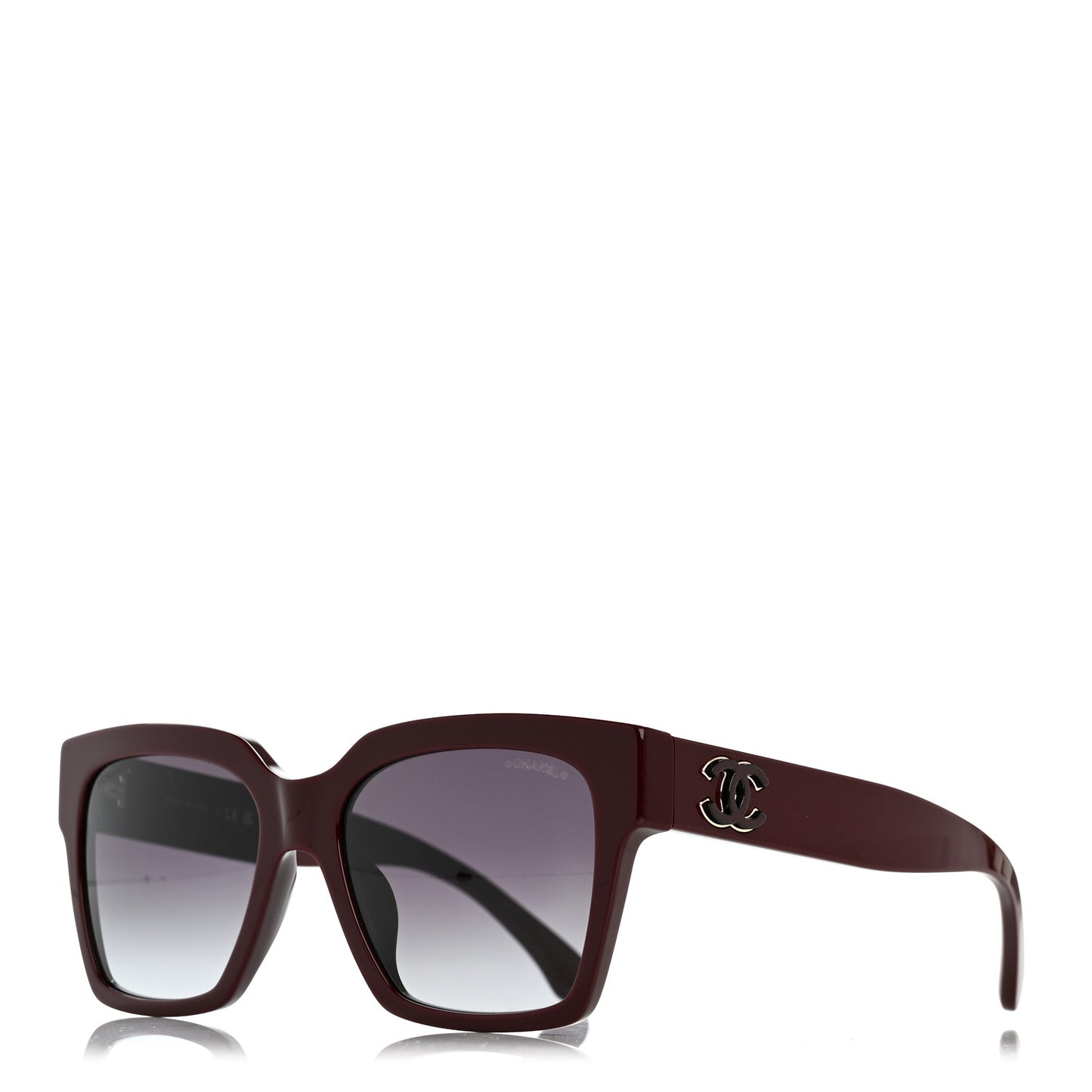 Acetate CC Butterfly Sunglasses 5557-A Burgundy
