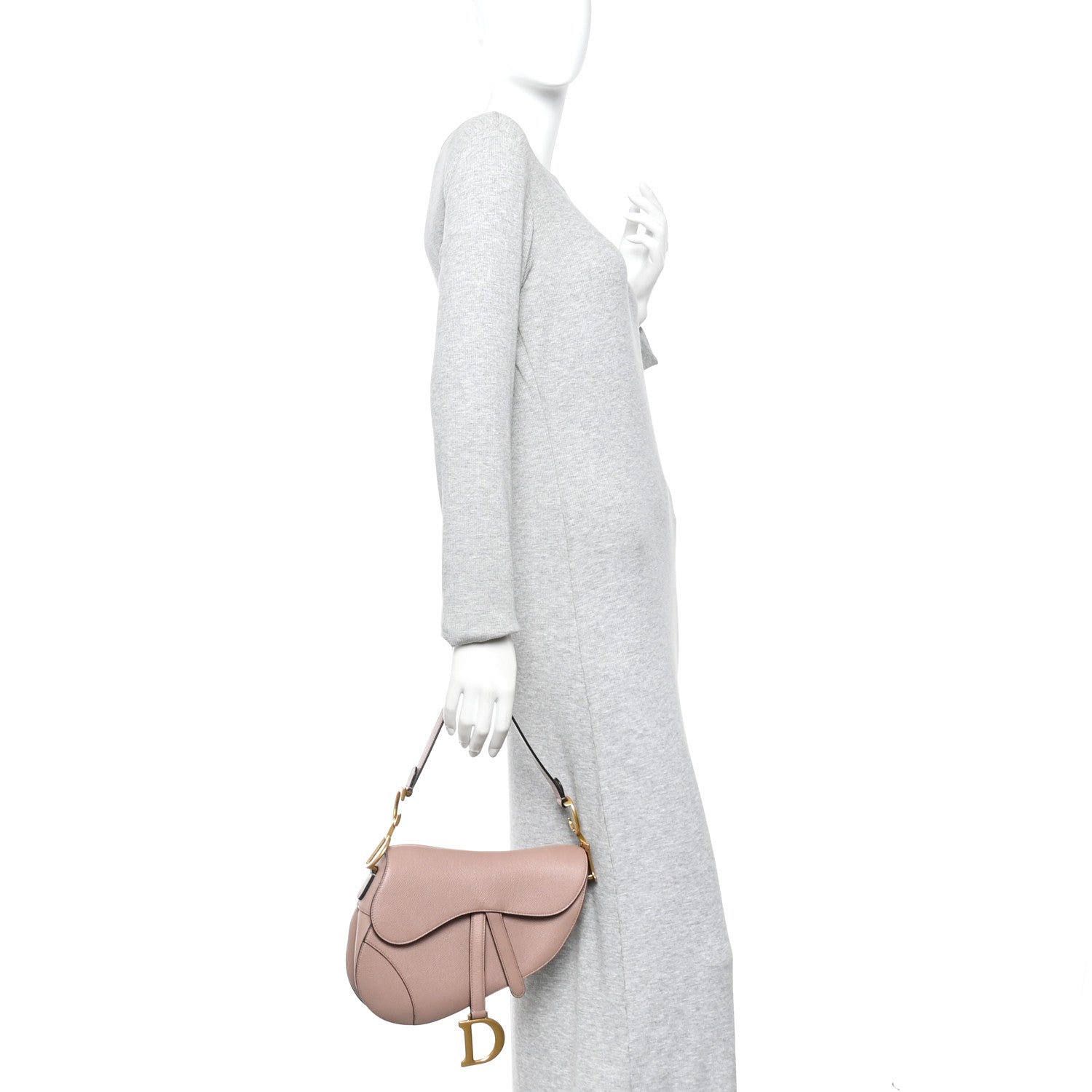Christian Dior Grained Calfskin Saddle Bag Fard 2 of 13