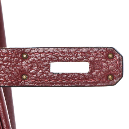 Hermes Fjord Birkin 35 Rouge H 17 of 37