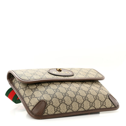 Gucci GG Supreme Monogram Neo Vintage Web Belt Bag Brown 4 of 10
