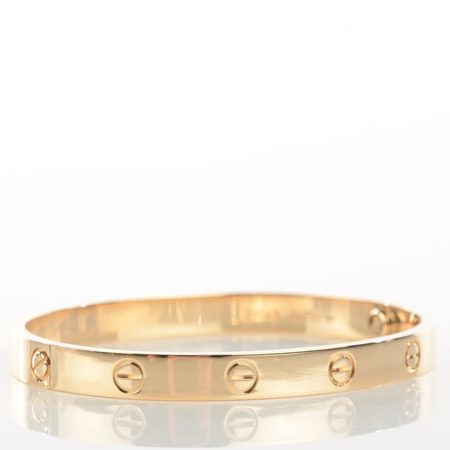 18K Yellow Gold LOVE Bracelet 17