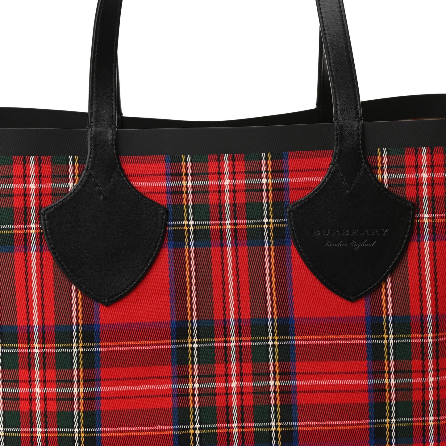 Vintage Check Medium The Giant Reversible Tote Antique Yellow Bright Red