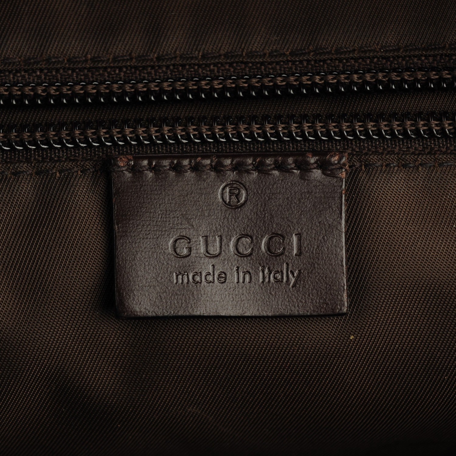 Gucci Monogram GG Supreme Large Interlocking G Double Buckle Backpack Brown 6 of 7