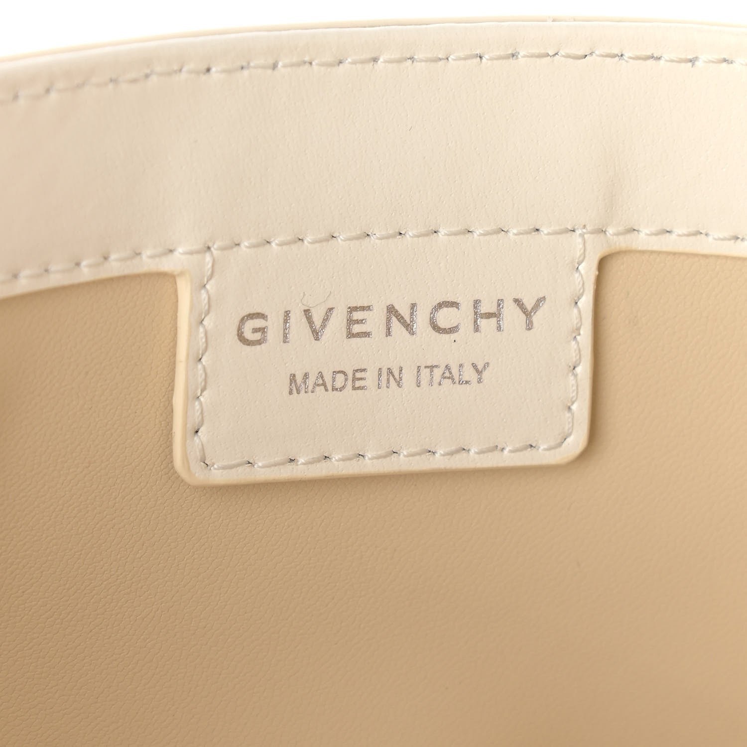 Givenchy Box Calfskin Small Cut Out Shoulder Bag Ivory 6 of 11