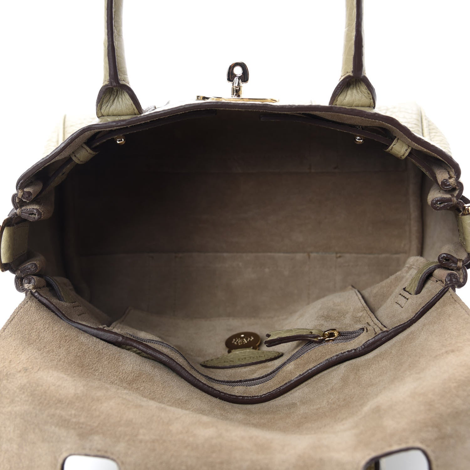 Mulberry Shrunken Calfskin Small Bayswater Beige 5 of 11