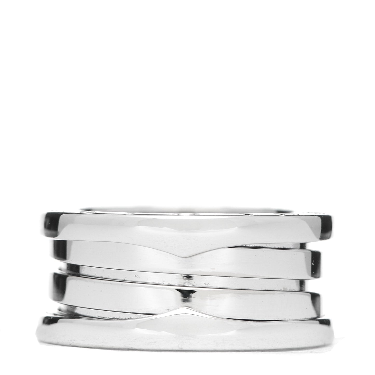 18K White Gold B.Zero1 Three-Band Ring 48 4.5