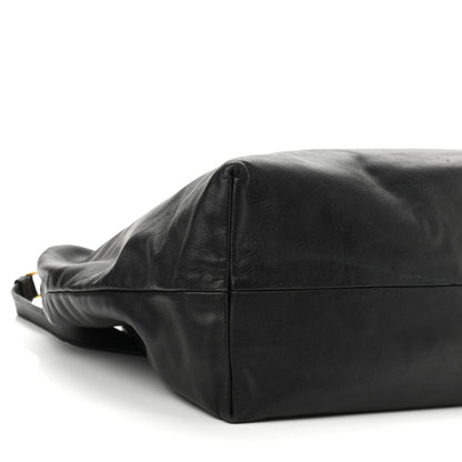 Prada Soft Calf Tote Black 10 of 11