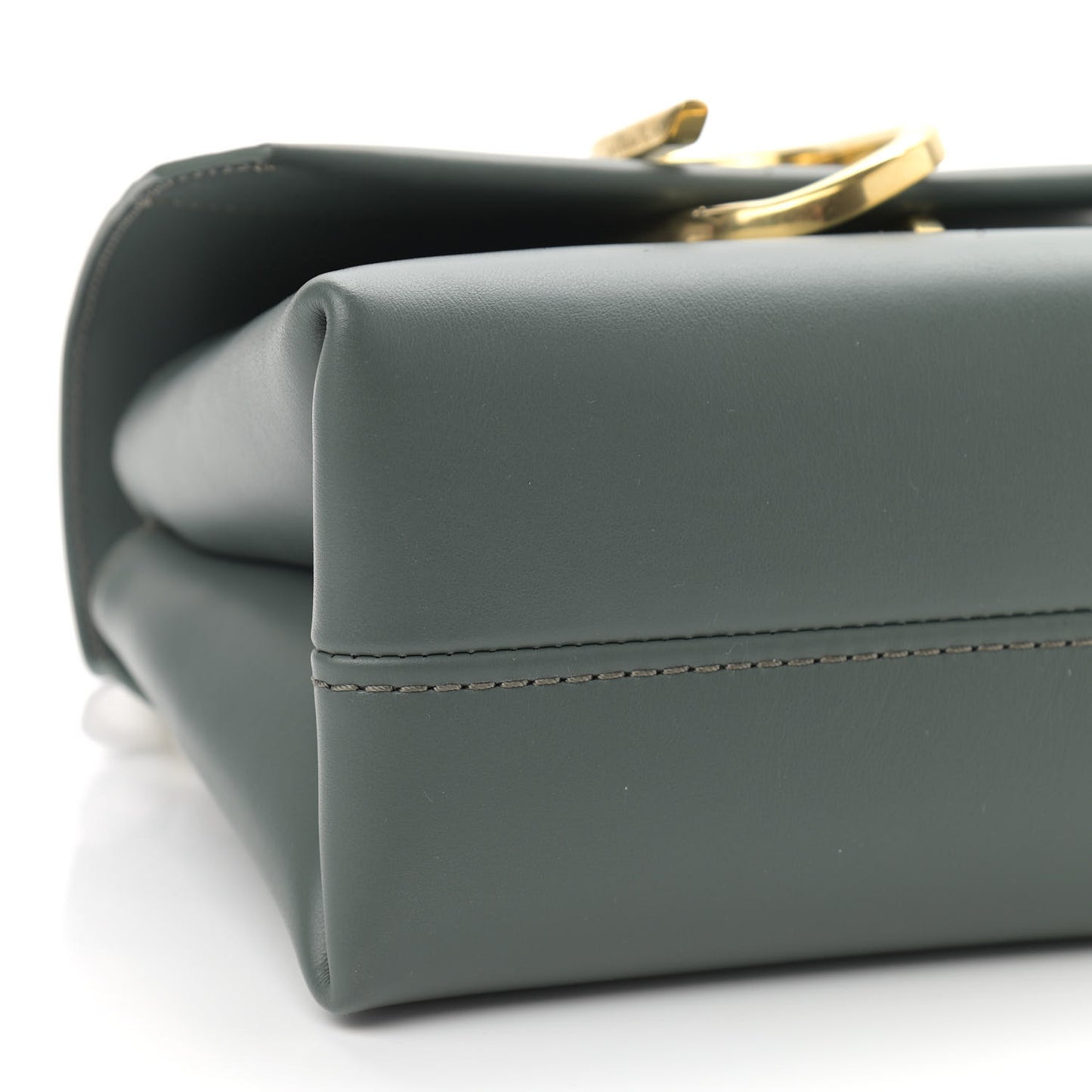 Smooth Calfskin Mini Alix Top Handle Satchel Cactus