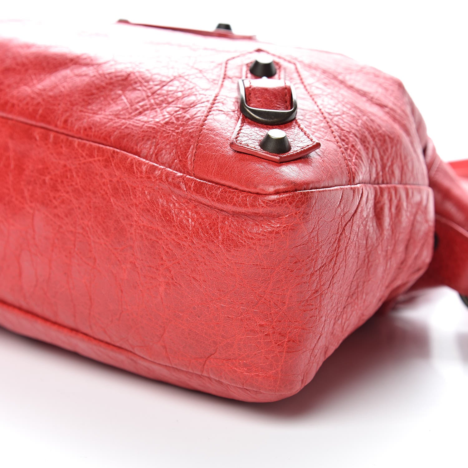Balenciaga Agneau Classic Hardware Town Rouge Coquelicot 9 of 9