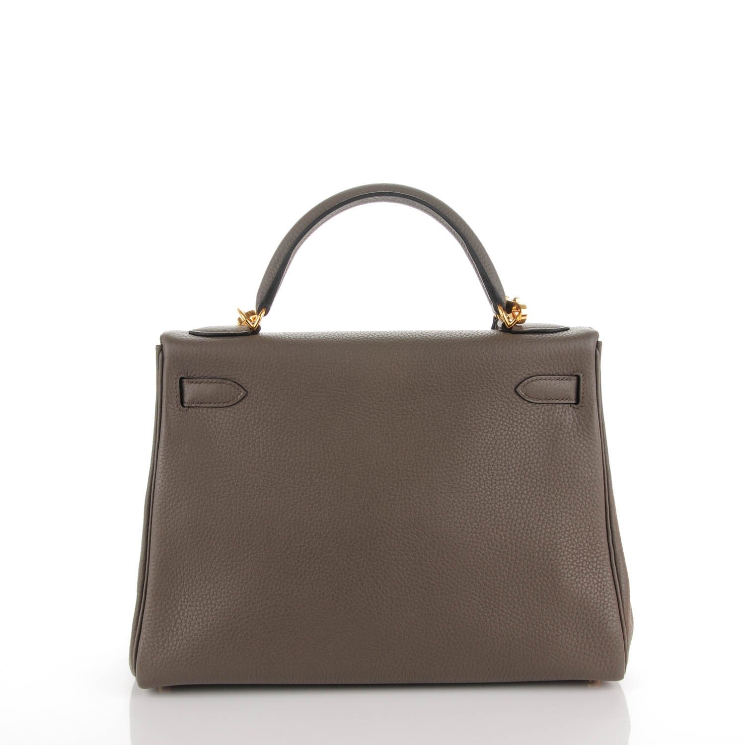 Hermes Taurillon Clemence Kelly Retourne 32 Etain 4 of 25