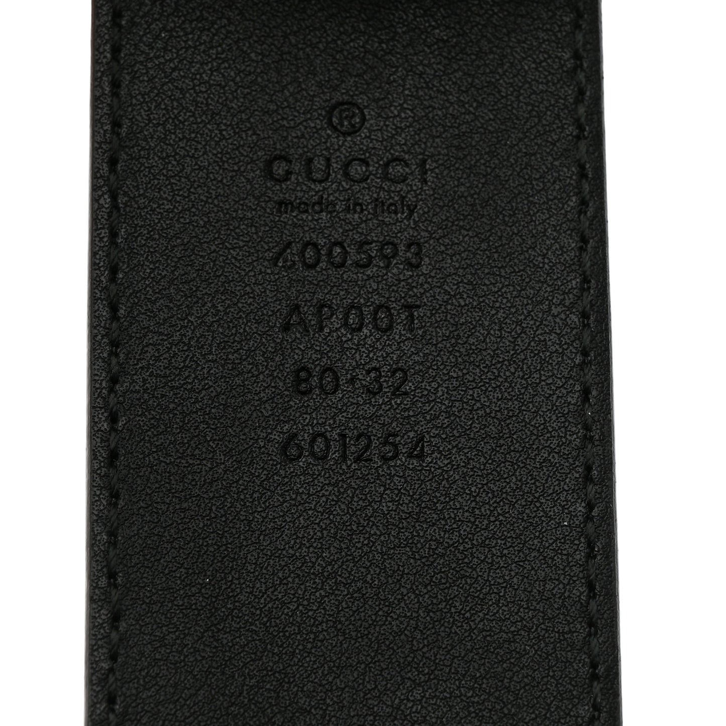 Calfskin Double G 40mm Belt 80 32 Black