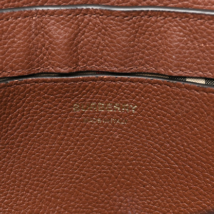 Burberry Calfskin Vintage Check Note Crossbody Bag Tan 6 of 11